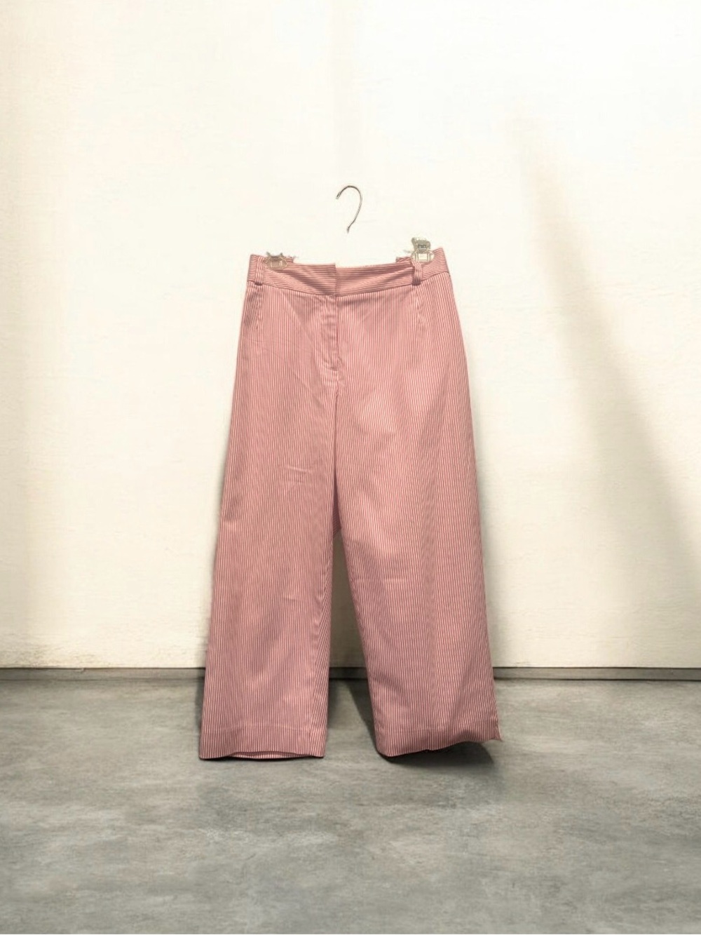 Talbots Pink Cropped Wide-Leg Pants